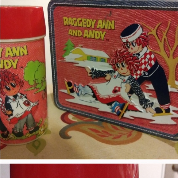 Vintage Rare Raggedy Ann & Andy lunch box 1973 - Picture 4 of 8